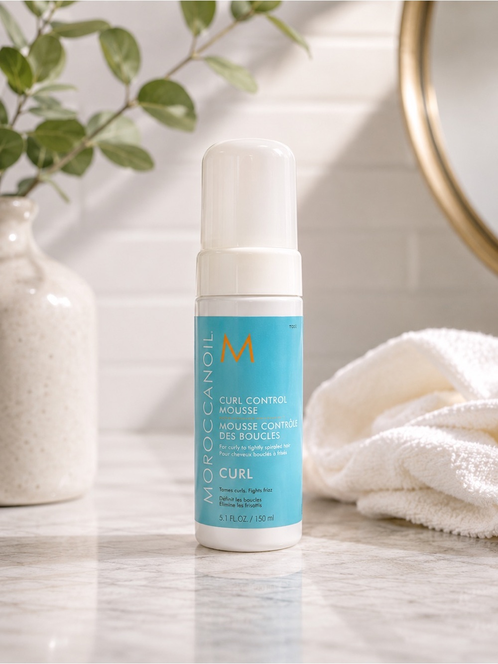 Moroccanoil Curl Control Mousse 150ml | Defines Curls & Fights Frizz